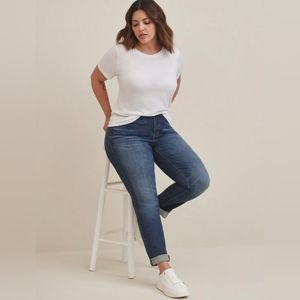Torrid Boyfriend Vintage Stretch Mid-Rise Jean